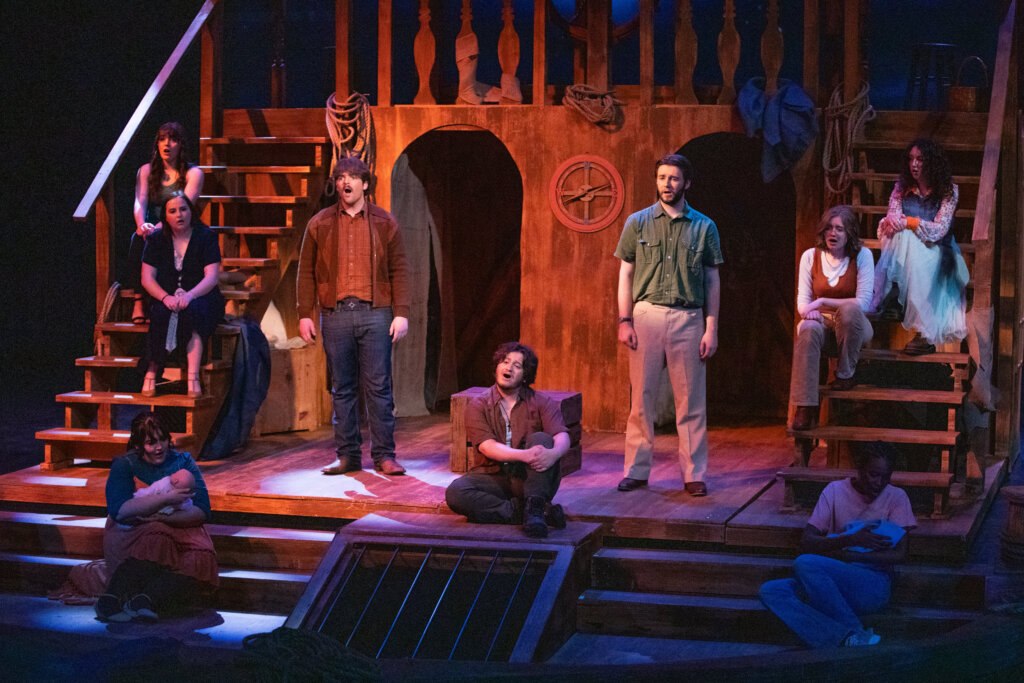 Songs for a New World Play- students acting on stage