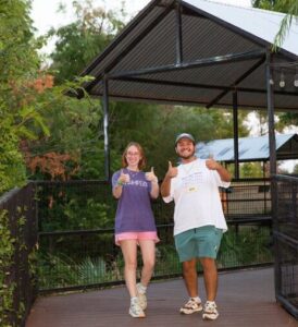 Courtney and Alex during STAMPEDE.