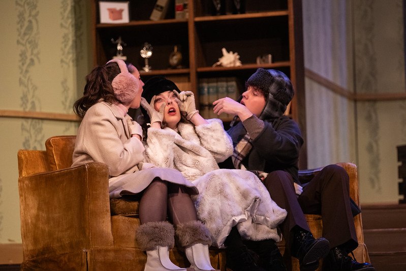 Theatre Students performing in Van Ellis Theatre