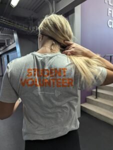 Current students volunteer to help patients.