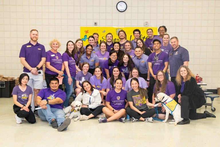 Members from the DPT program volunteered at the health fair.