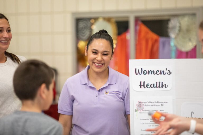 Facts on women's health, along with adolescents health, were available at different stations.