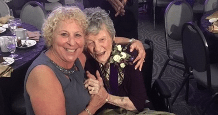 Dr. Janelle O'Connell with Dr. Virginia Connally
