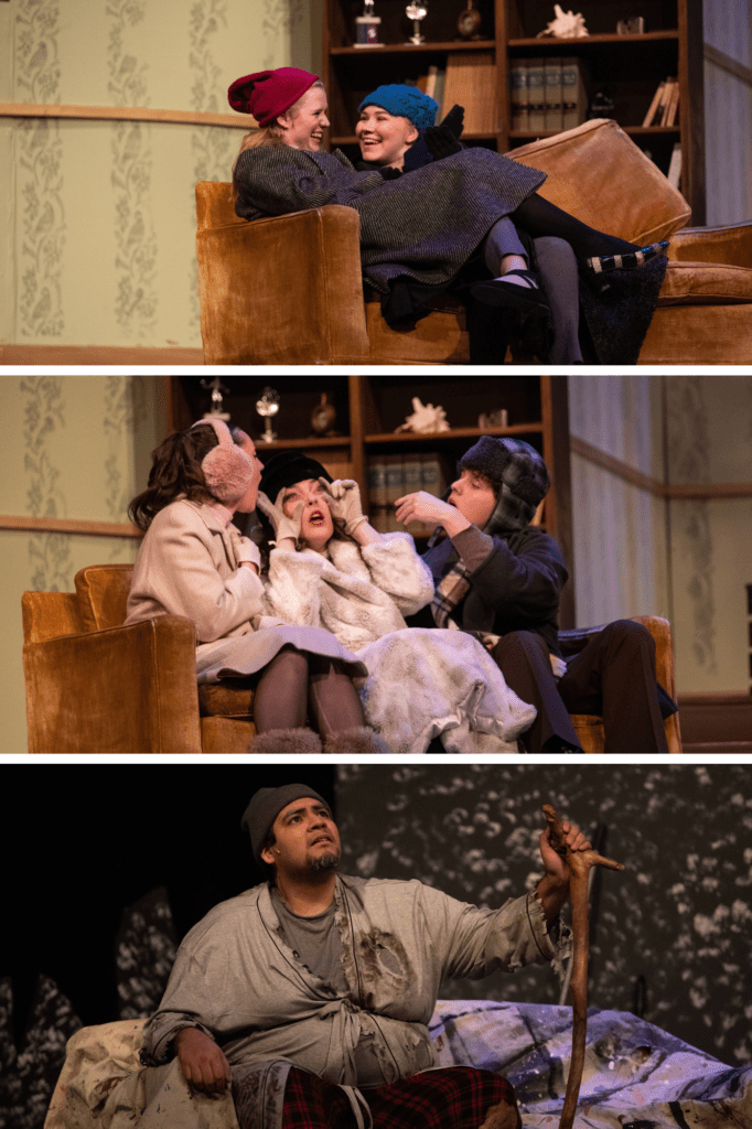 HSU students at the Spring 2025 production of God's favorite. 