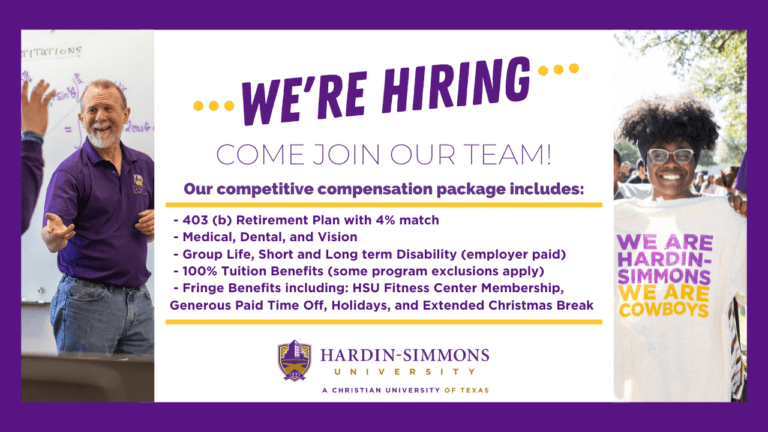 Hiring at HSU; Work at HSU; Benefits Package
