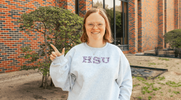 Marlee Sorrells, a student from Lindale, Texas