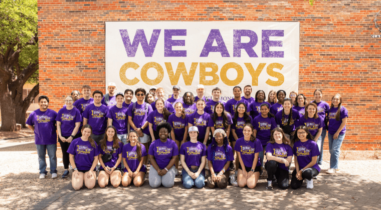 Group Shot Serve Like Simmons