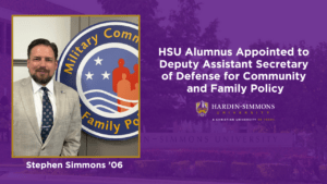 Stephen Simmons ’06 Appointed to Deputy Assistant Secretary of Defense for Community and Family Policy