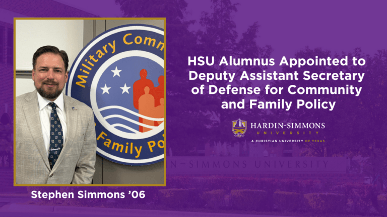 Stephen Simmons ’06 Appointed to Deputy Assistant Secretary of Defense for Community and Family Policy