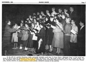 1955 Tree Lighting Ceremony