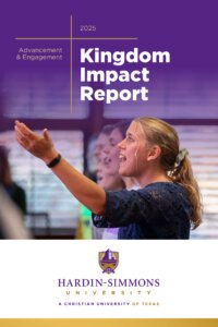 The cover photo of the Kingdom Impact Report for 2025- Girl worshiping