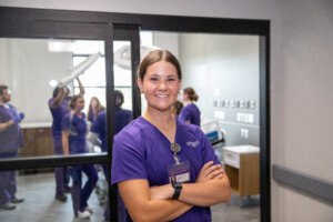 Photo of a student nurse.
