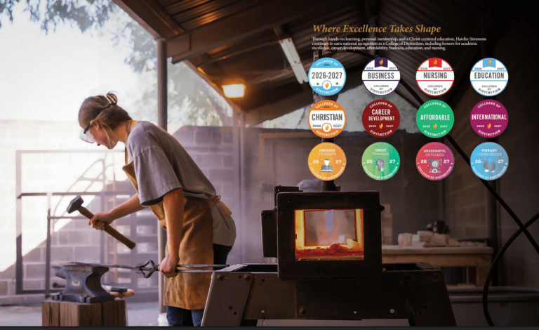 The first spread in the Range Rider magazine Fall 2026 of a person working at a forge.